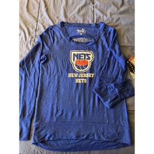 Touch by Alyssa Milano Vintage New Jersey Nets Pullover Women Small